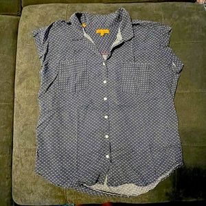 Polka dotted button up